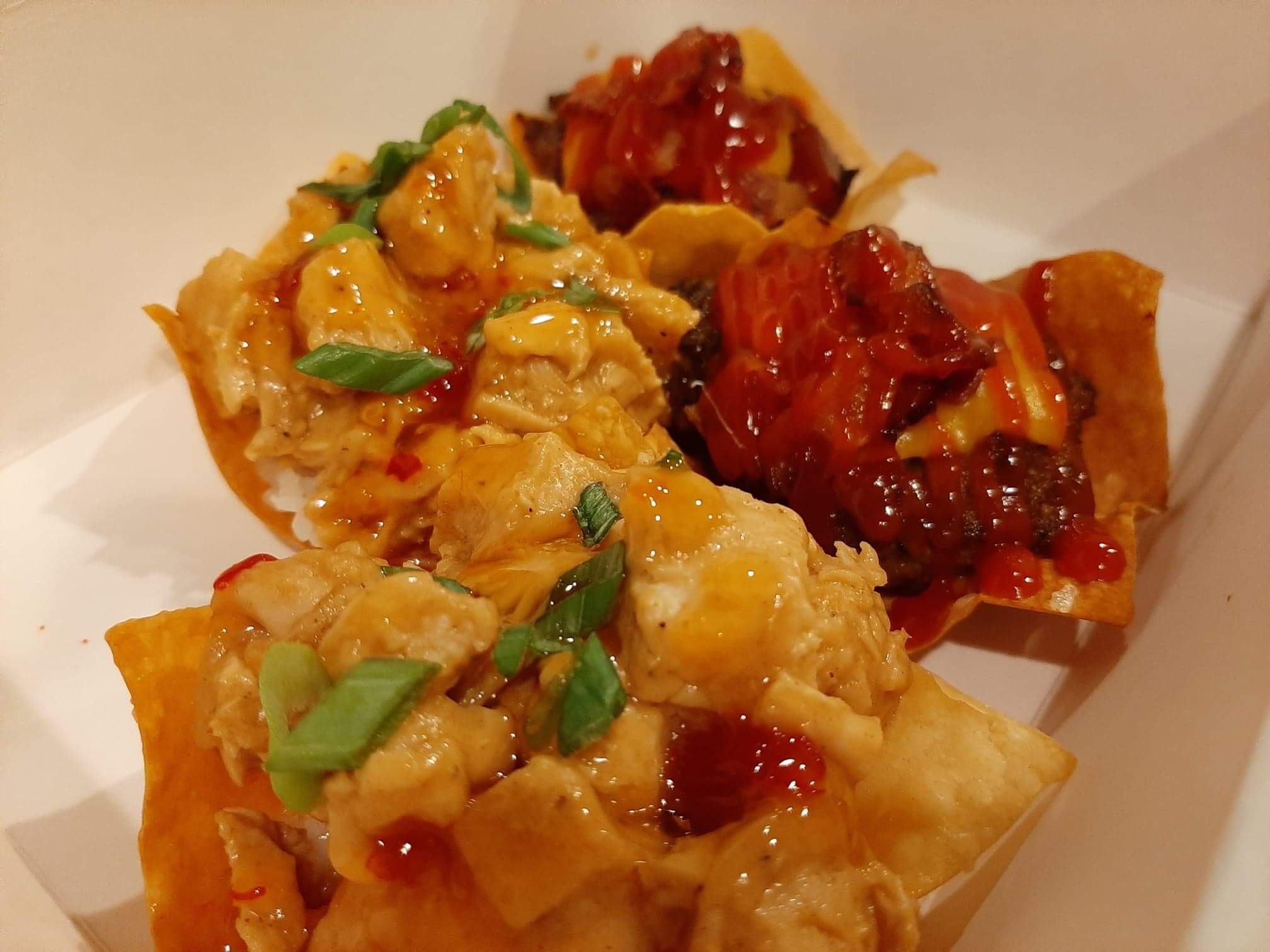 Culinary work from Wonton Jon’s